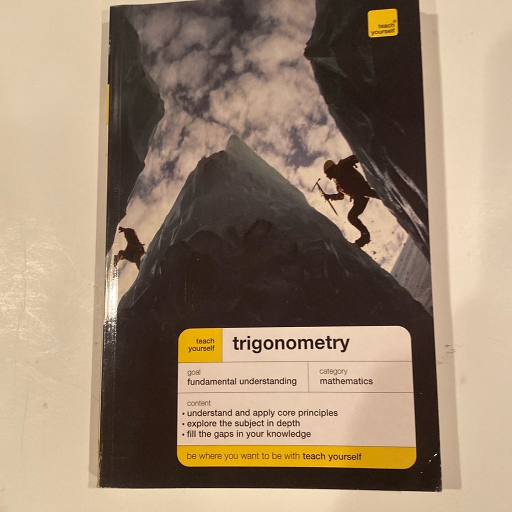 NWT “Teach Yourself Trigonometry,” Paperback